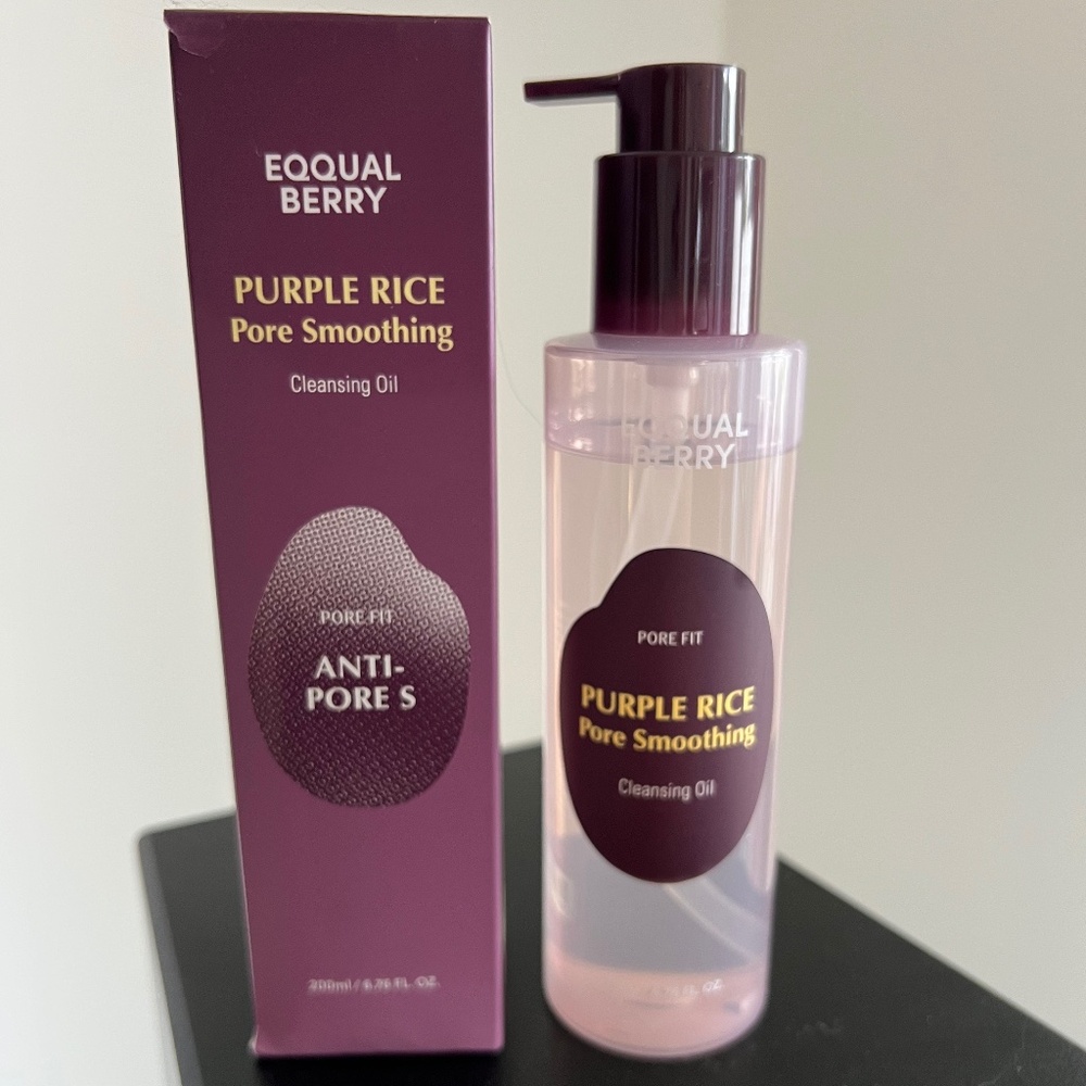 EQQUALBERRY Purple Rice Pore Smoothing Cleansing Oil MADE IN KOREA